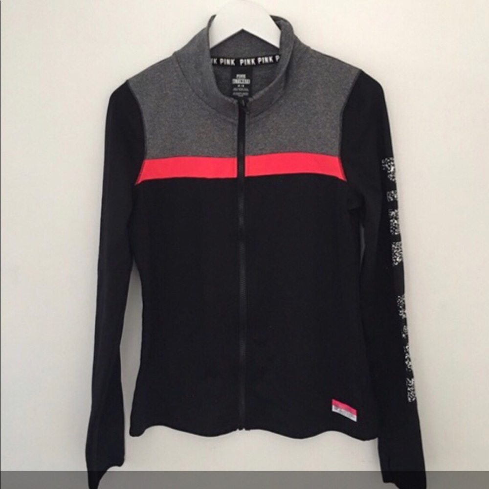 Pink Victoria Secret full zip jacket